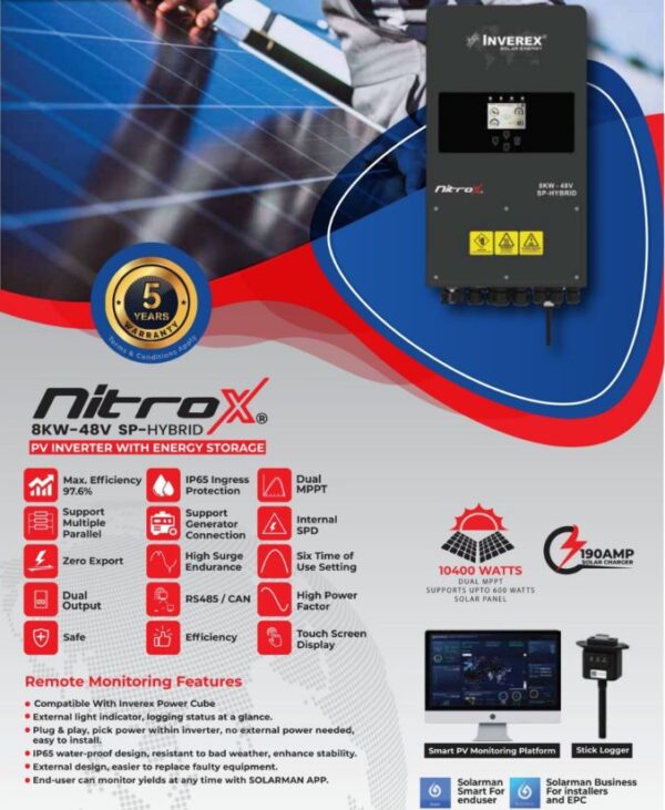 NITROX 8 KW INVERTER HYBRID